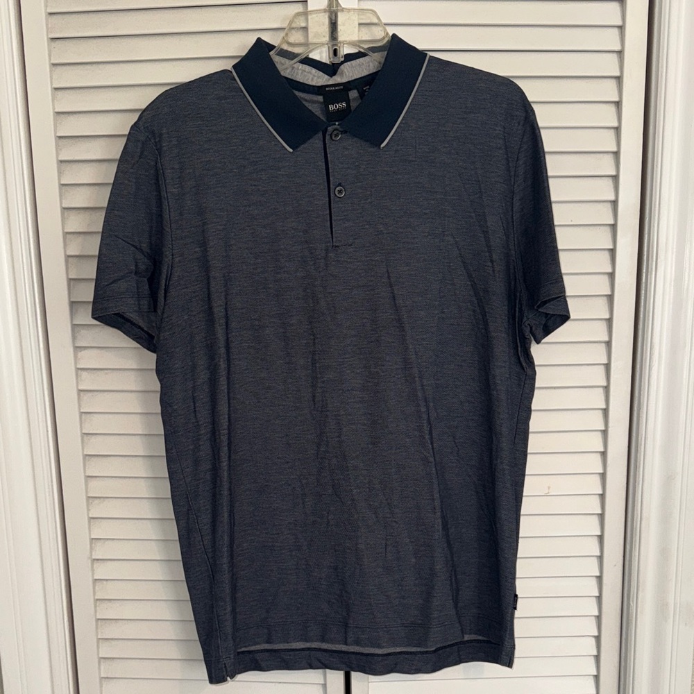 BOSS by Hugo Boss Men's Navy Polo Shirt - XL